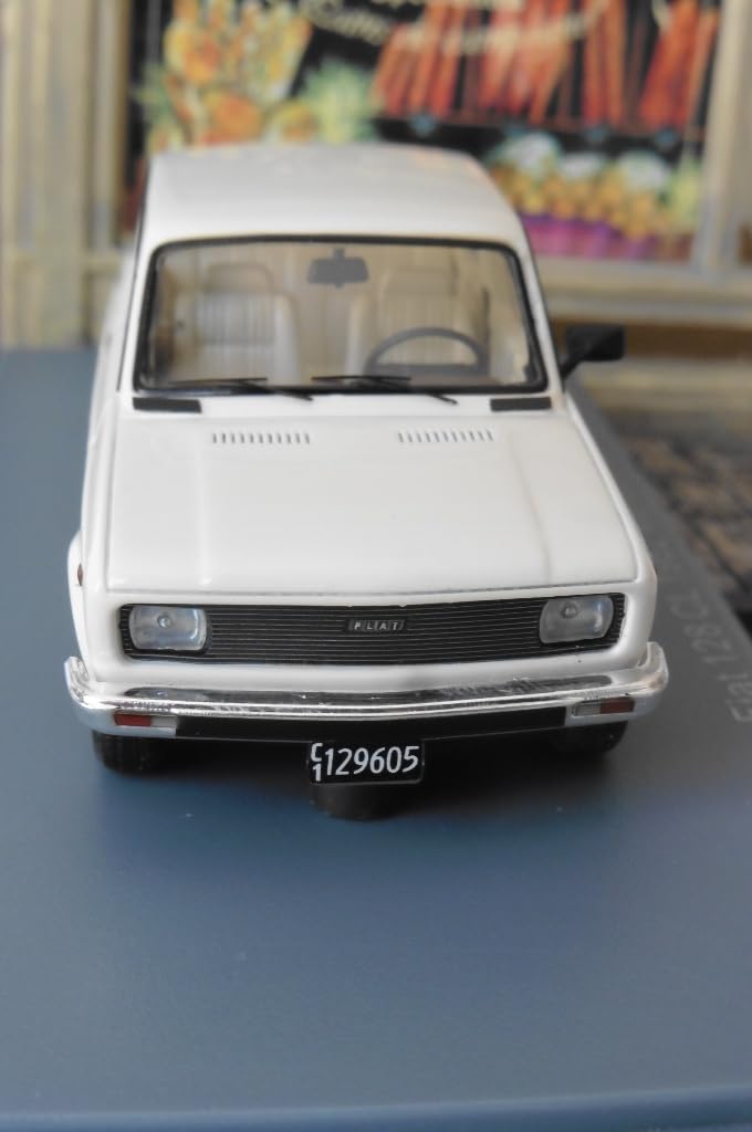Fiat 128 CL, white, Maradona, 1982, Model car, Ready-made model